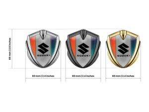 Suzuki Emblema Silicona Insignia Suntuosa Proyecto Aleación Borde